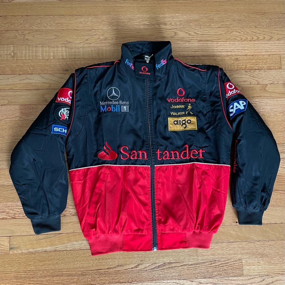 Formula 1 McLaren Racing Jacket Men’s F1 Embroidered Retro Y2k Unisex